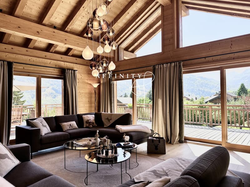 Luxueux chalet de 570 m2 - Vue imprenable sur les montagnes - Piscine intérieure (1)