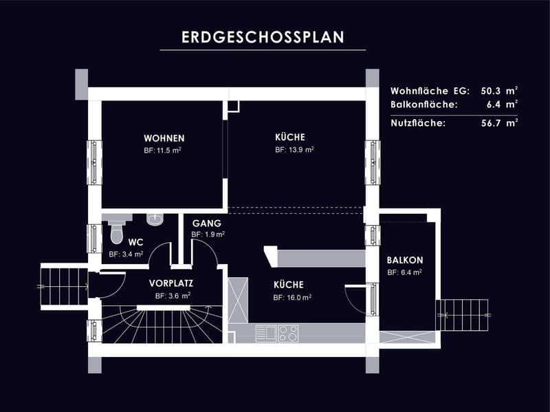 Living room, kitchen, 2 bedrooms, 2 bathrooms, balcony