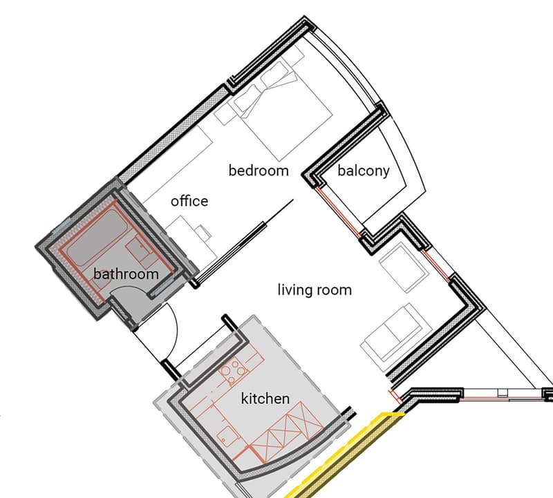 Appartement meublé de 2,5 pièces dans un excellent emplacement à Zug (2)