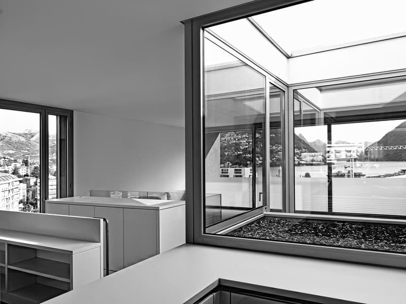 Attico di lusso con vista panoramica a Paradiso Lugano (9)