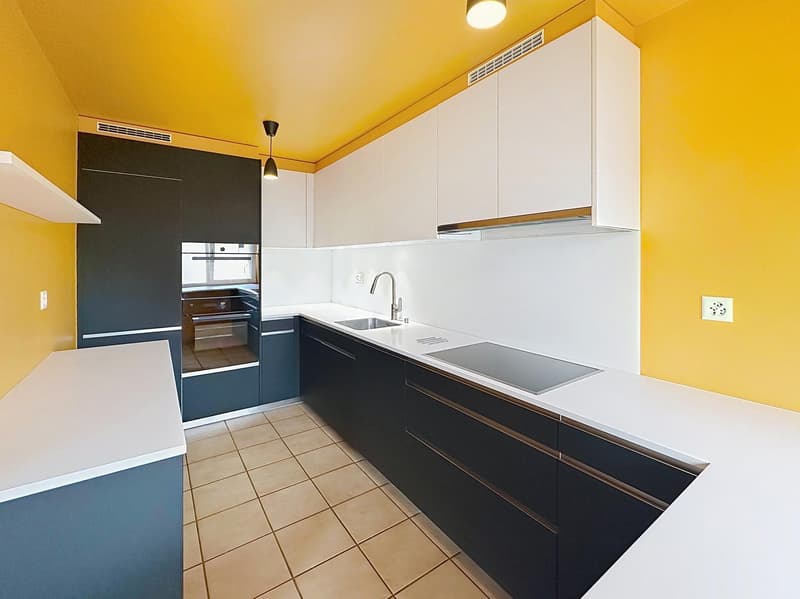 Duplex en attique de 5,5 pièces à Bursinel (4)