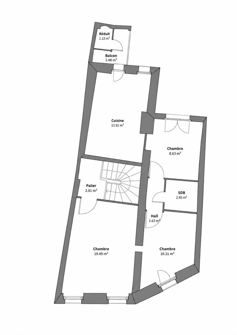 Appartement rénové de 3.5 pièces au 2ème étage (6)