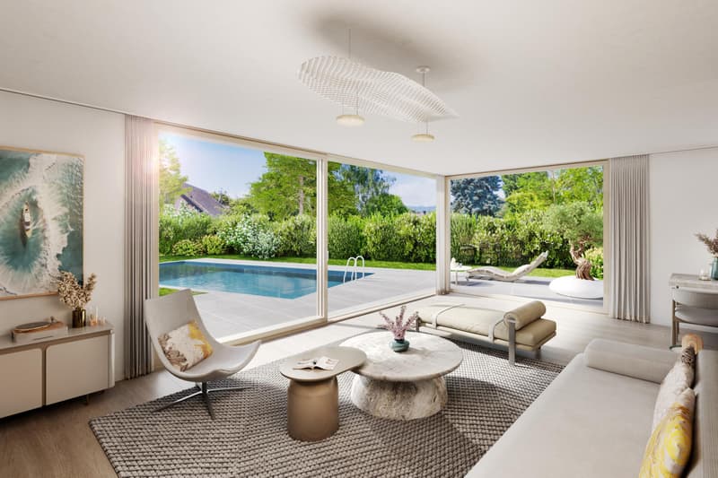 Promotion de cinq villas individuelles à Chavannes-de-Bogis (3)