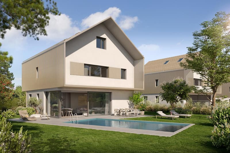 Promotion de cinq villas individuelles à Chavannes-de-Bogis (2)