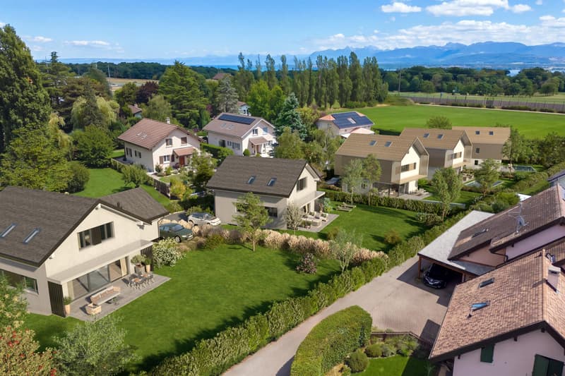 Promotion de cinq villas individuelles à Chavannes-de-Bogis (1)