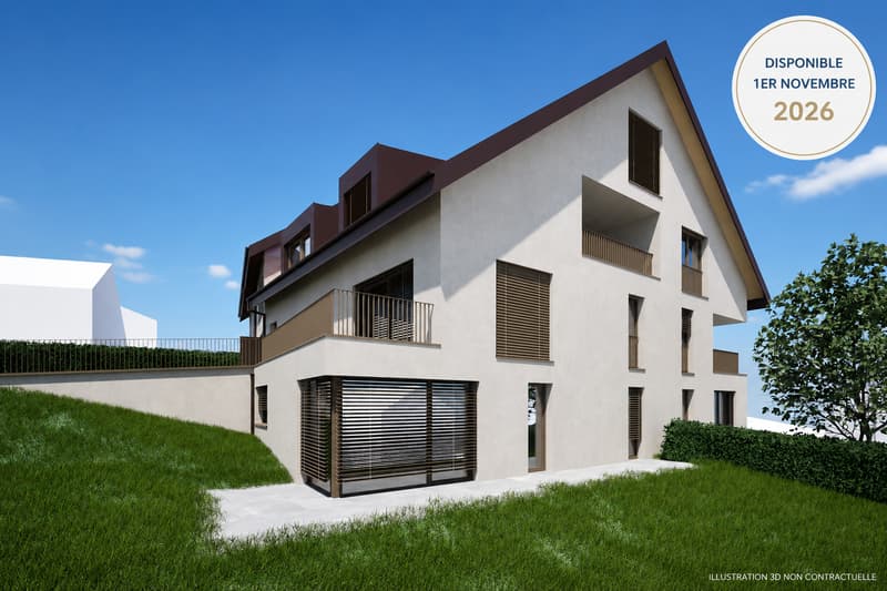 Nouvelle promotion à la location - Appartement Lot 2 de 3,5 pièces avec jardin (1)