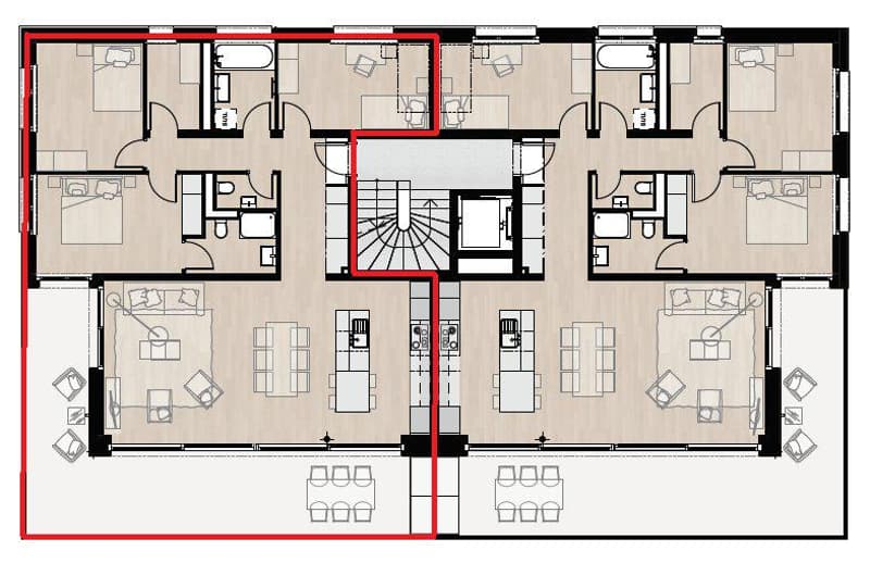Superbe appartement de 4,5 pièces de standing situé au bord du lac à Nyon (2)
