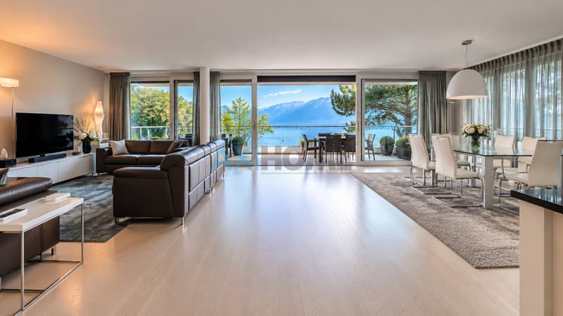 MONTREUX - Adresse d'exception en première ligne face au Léman (2)