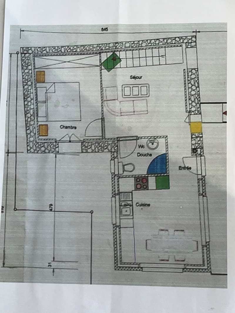 Charmant appartement de 2.5 pièces avec terrasse et vue sur les montagnes à St-Séverin (4)