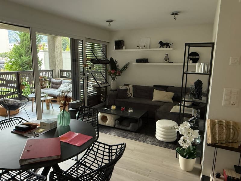 Charmant appartement de 2 pièces avec balcon-terrasse privatif à Martigny (3)