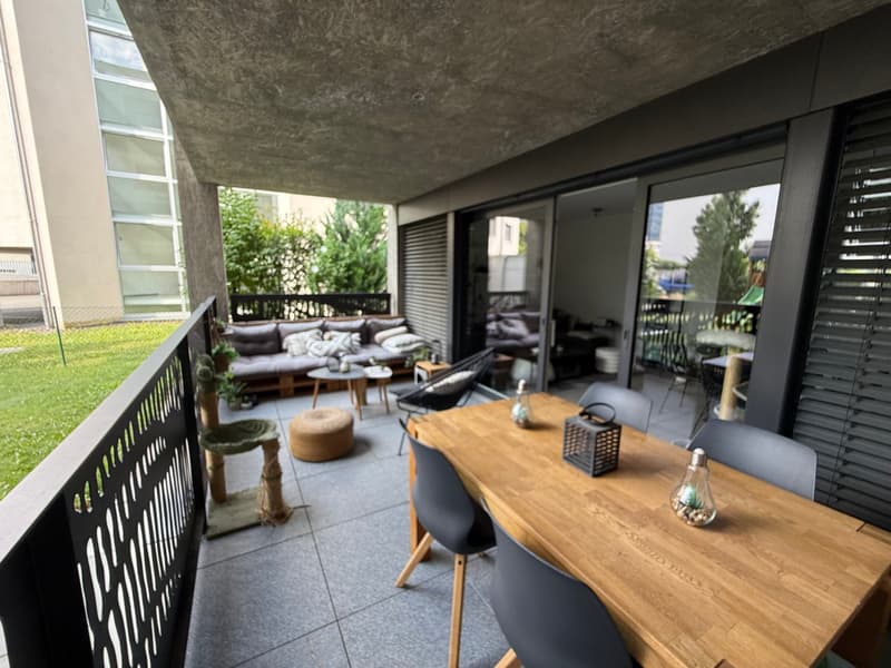 Charmant appartement de 2 pièces avec balcon-terrasse privatif à Martigny (2)