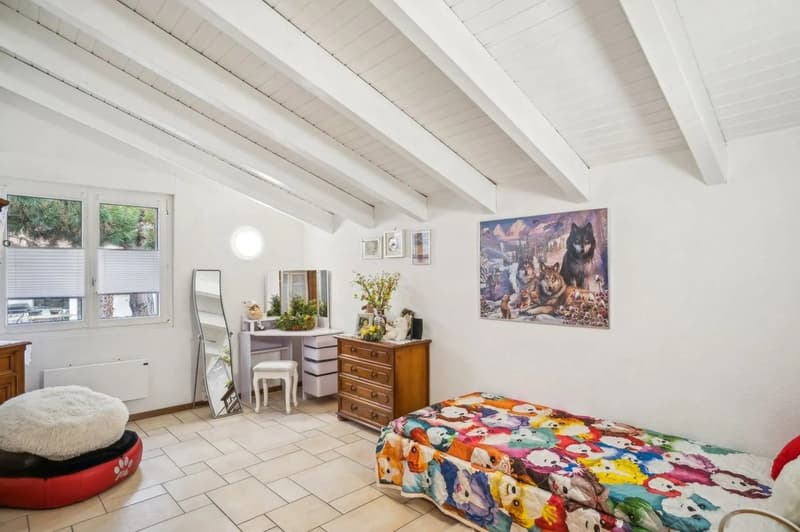 Maison jumelée de caractère à Saillon – 5 pièces, rénovée en 2024 (6)