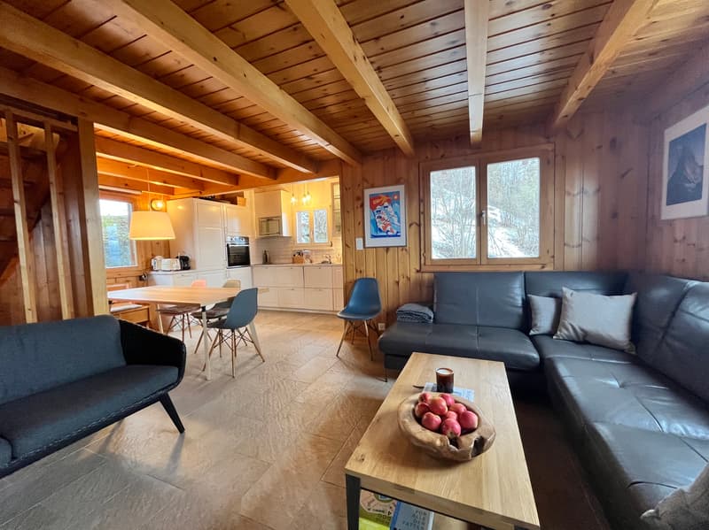 Chalet  6.5 pces /Place parking Grangettes/ EXCLUSIVITE/ réf. 10267756 (3)