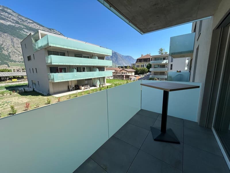 Appartement neuf – vue– place de parc dans parking souterrain (3)
