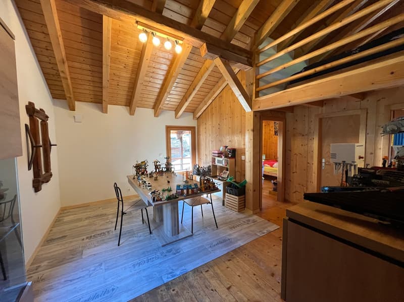 Maison 6.5 pces -Lourtier - Rés. principale ou secondaire -EXCLUSIVITE (12)
