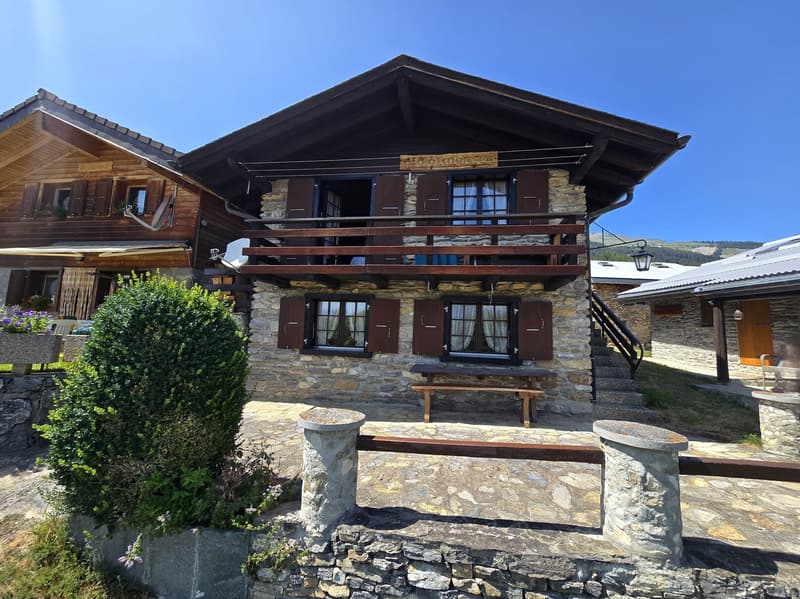 Chalet "Clô di Meitra" / Mi-chemin Ayent et Anzère / EXCLUSIVITE (1)