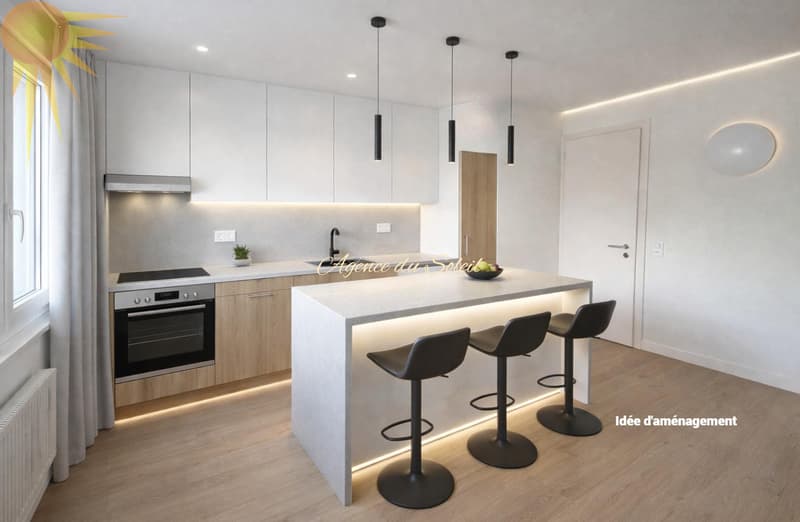 Plein coeur de Crans ! Lumineux appartement traversant de 4.5 pièces avec une chambrette complémentaire ! (9)