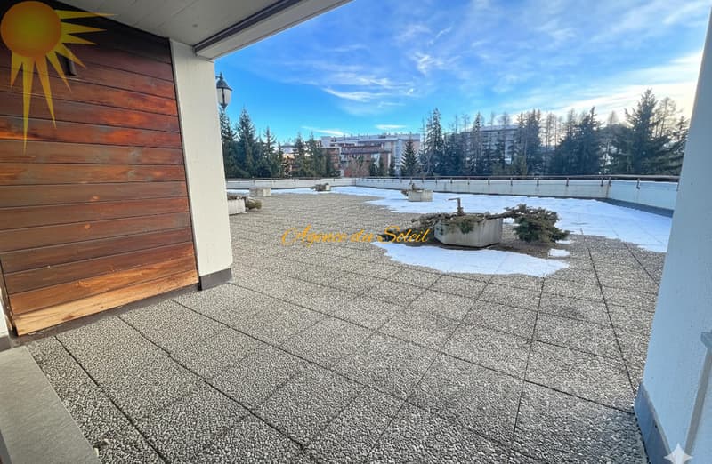 Cadre idéal pour ce lumineux 5.5 pièces d'angle avec grande terrasse plein sud ! (13)
