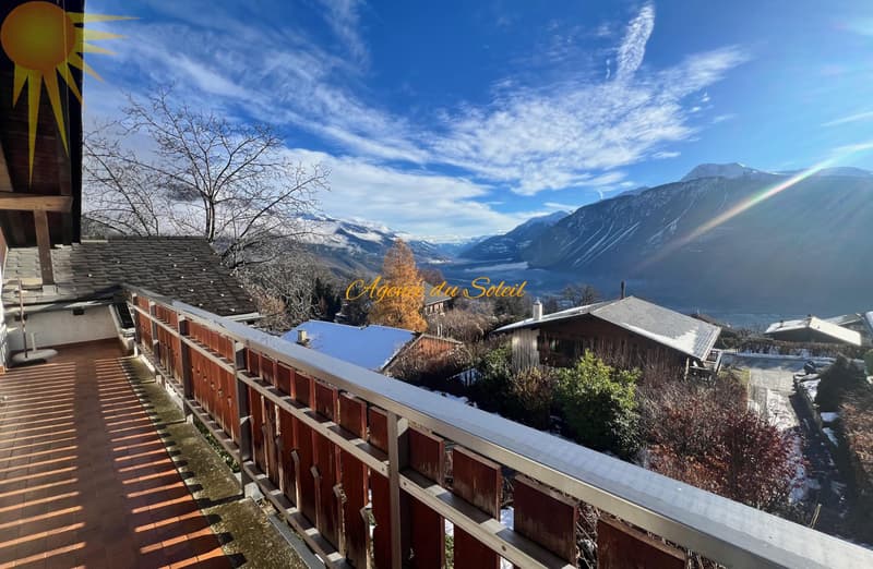 Superbe maison de 2 appartements séparés, à 5 minutes en voiture de Crans-Montana (12)