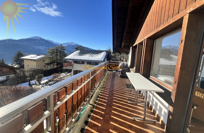 Maison à fort potentiel comprenant 2 appartements séparés, à 5 minutes en voiture de Crans-Montana ! (13)