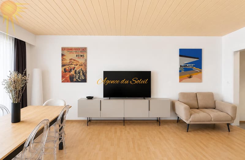 À louer (saison hiver) ce cosy et vaste studio au centre de Crans ! (5)