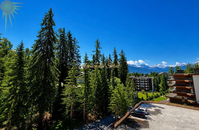 À louer (septembre à novembre) ce cosy et vaste studio au centre de Crans ! (12)