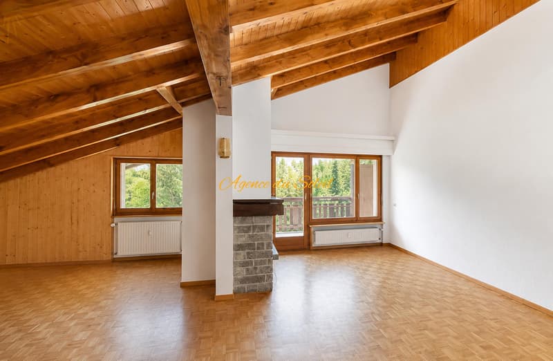 Grand studio en attique à Crans ! (4)