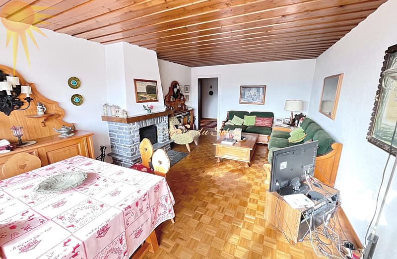 Lumineux appartement traversant de 4,5 pièces avec 2 balcons (nord/sud) à proximité du Régent à Crans ! (4)