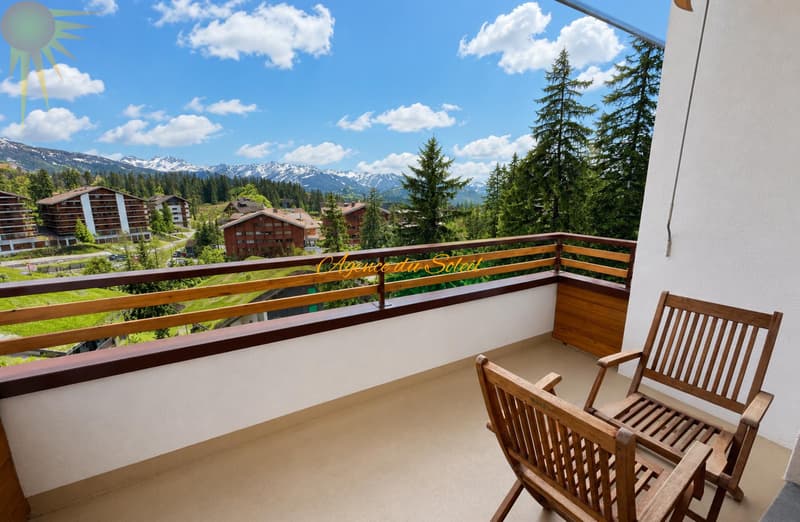 Lumineux appartement traversant de 4,5 pièces avec 2 balcons (nord/sud) à proximité du Régent à Crans ! (1)