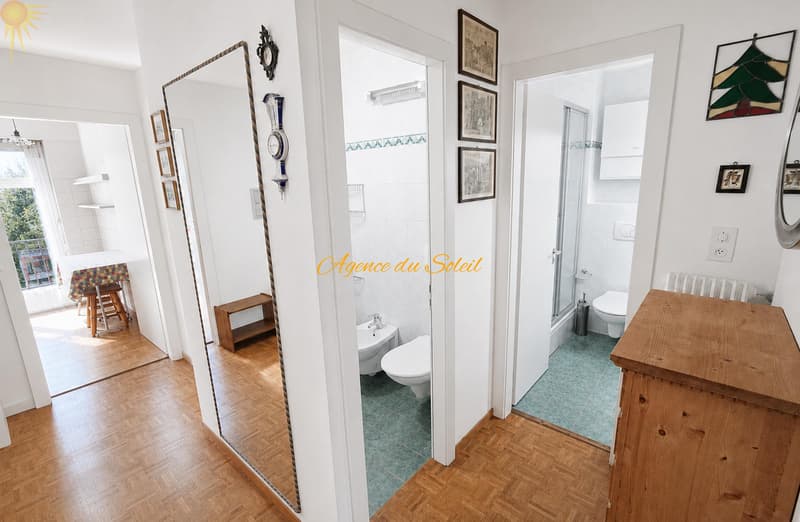 Au coeur de Crans, spacieux appartement traversant (est-ouest) de 2.5 pièces avec 2 balcons ! (7)