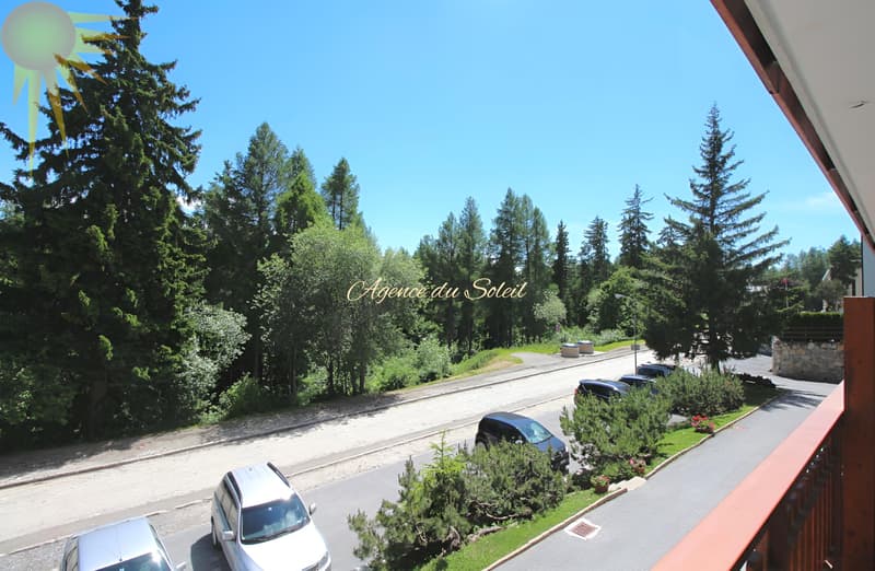 À louer (au mois) à partir du 1er février 2027 ce vaste studio sud à proximité du centre de Crans ! (2)
