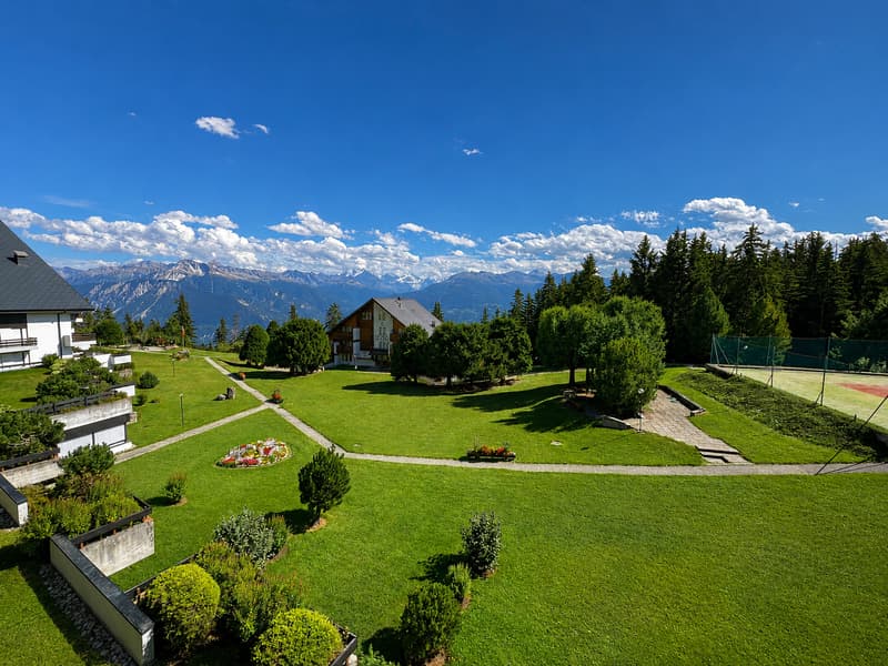 À louer à la semaine : Appartement Ski-in, Ski-out de 5.5 pièces avec 2 places de parc intérieurs, à Montana ! (1)
