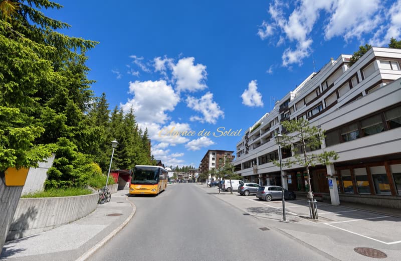 Cadre exceptionnel pour ce lumineux 5.5 pièces d'angle avec grande terrasse plein sud ! (2)