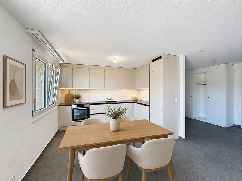 Très bel appartement rénové de 3.5 pces avec balcon (6)