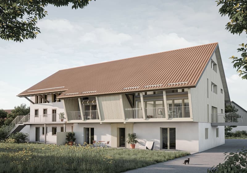 Appartement neuf de 4,5 pces au rez dans ferme rénovée (1)