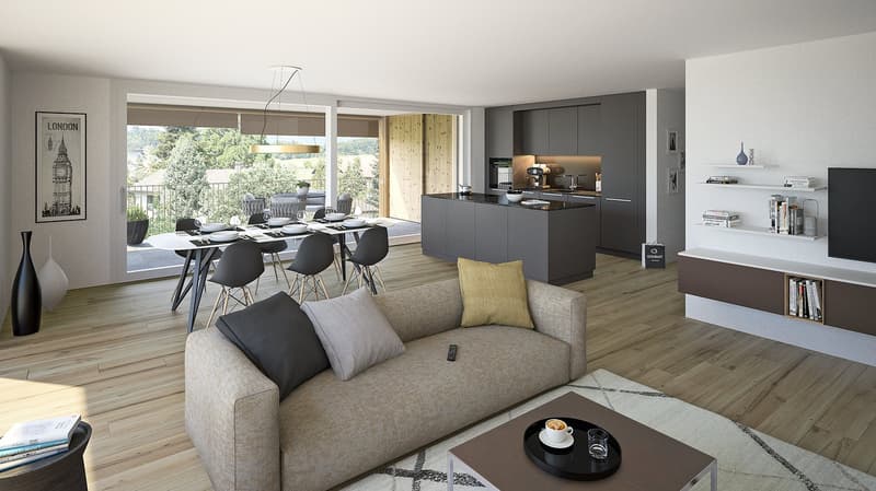 Moderne Eigentumswohnungen in Lüterkofen (SO), nahe Bern und Solothurn (3)