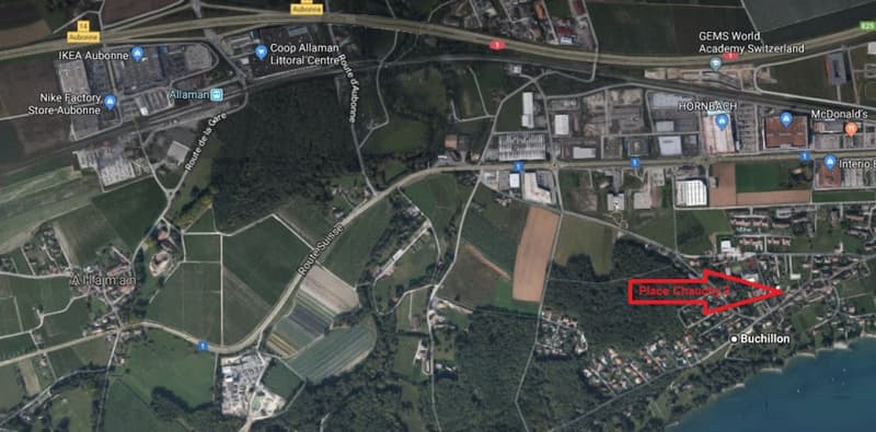 Surface commerciale d'env. 100 m2 - Place de Chauchy 2, 1164 Buchillon (13)