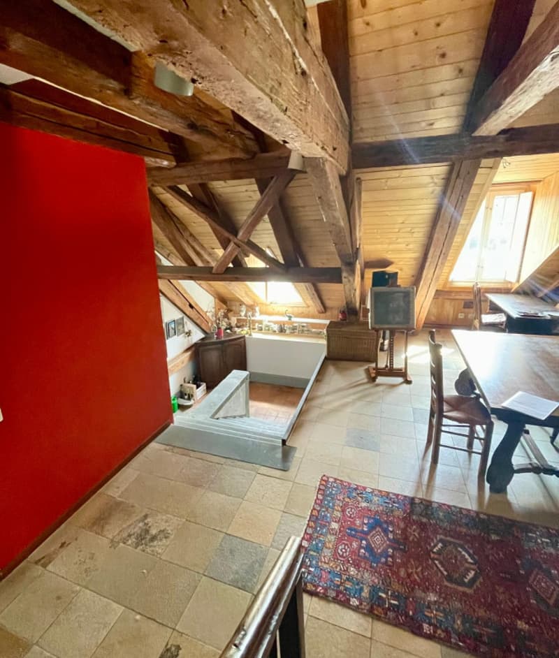 A vendre au coeur de la Vieille Ville de Fribourg un magnifique attique (4)