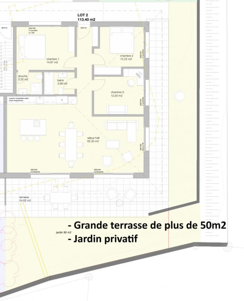 Plus que 2 lots disponibles! Magnifiques appartement de 4,5 pièces avec jardin (4)