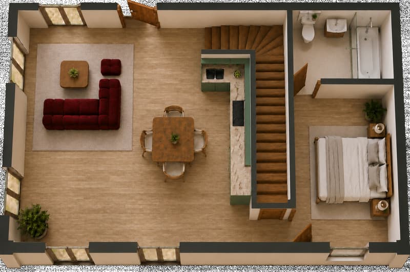 NEUVE - Jolie villa familiale de 5.5 pièces 136 m2 lot A (2)