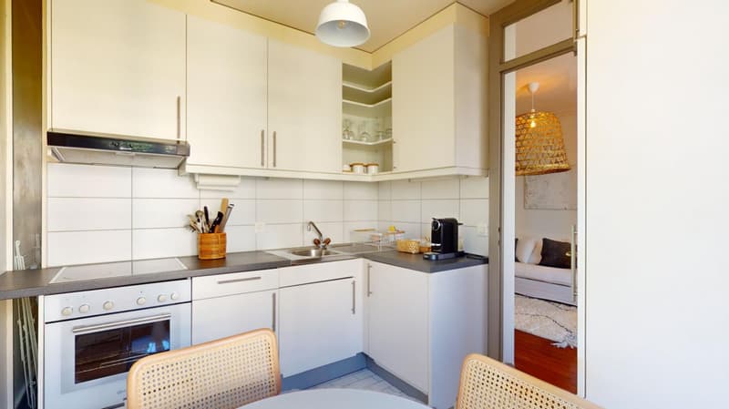 APPARTEMENT 3 PIECES MEUBLE - en face de la gare des Eaux-Vives (2)