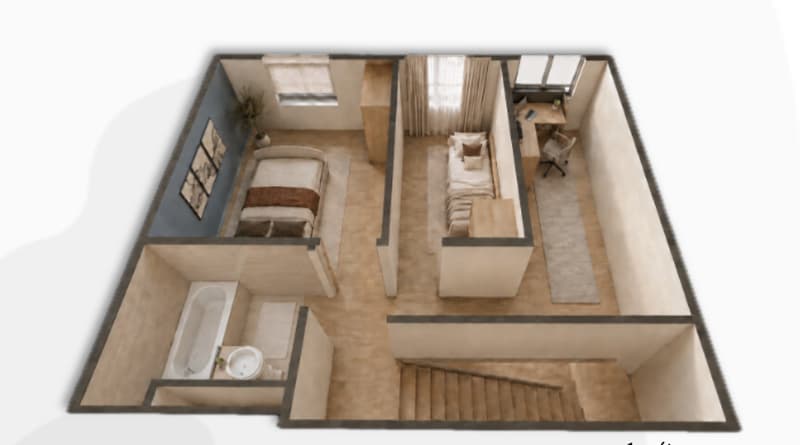 NEUVE - Jolie villa familiale de 4.5 pièces 111 m2 lot B (9)
