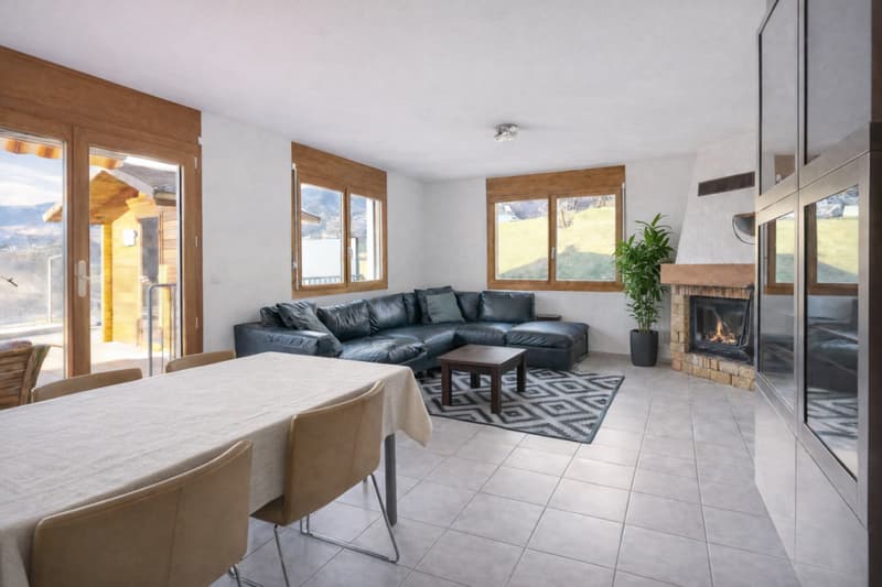 A VENDRE: Appartement 4.5 pces avec terrasse & jardin Savièse (Chandolin) (3)