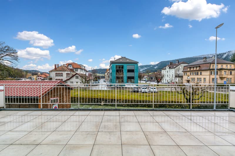 Appart 3.5 1er étage terrasse