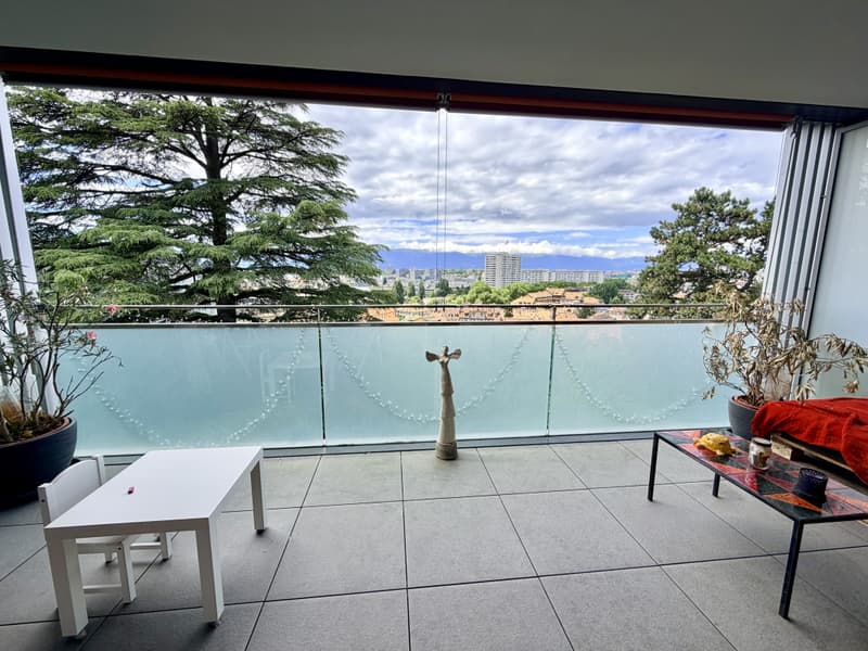 Appartement contemporain avec vue dominante sur Genève, dans un écrin de verdure (6)