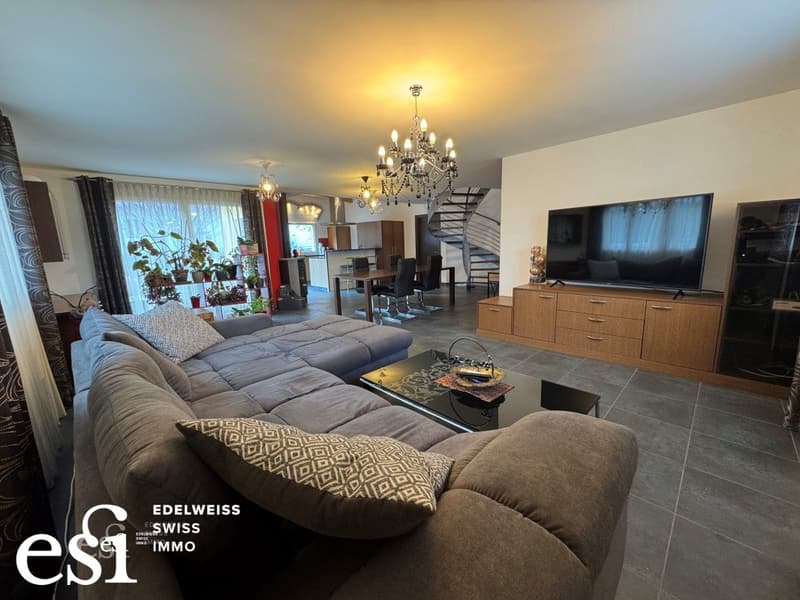 Spacieuse villa individuelle de 5.5 pces et son annexe à Muraz (6)