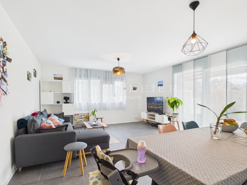 Appartement 3.5 pièces, jardin privatif et vue dégagée sur les montagnes (6)