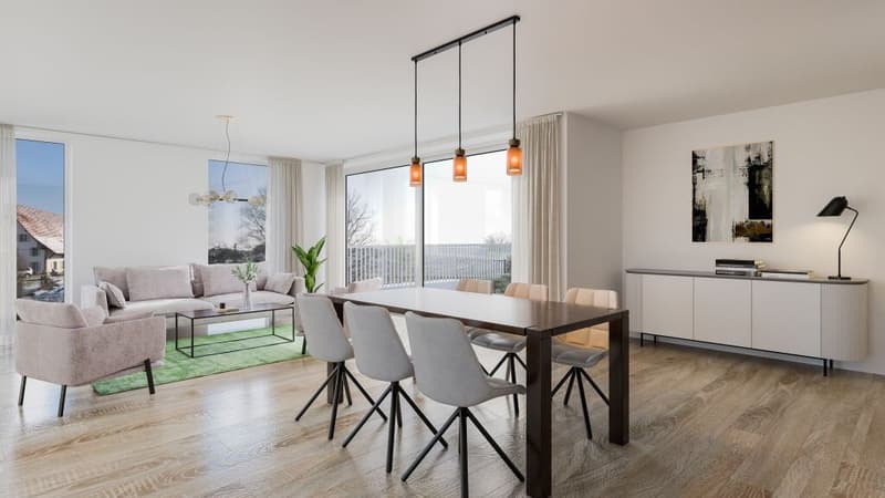 A vendre appartement de 3,5 pces sur la Commune de Misery (9)