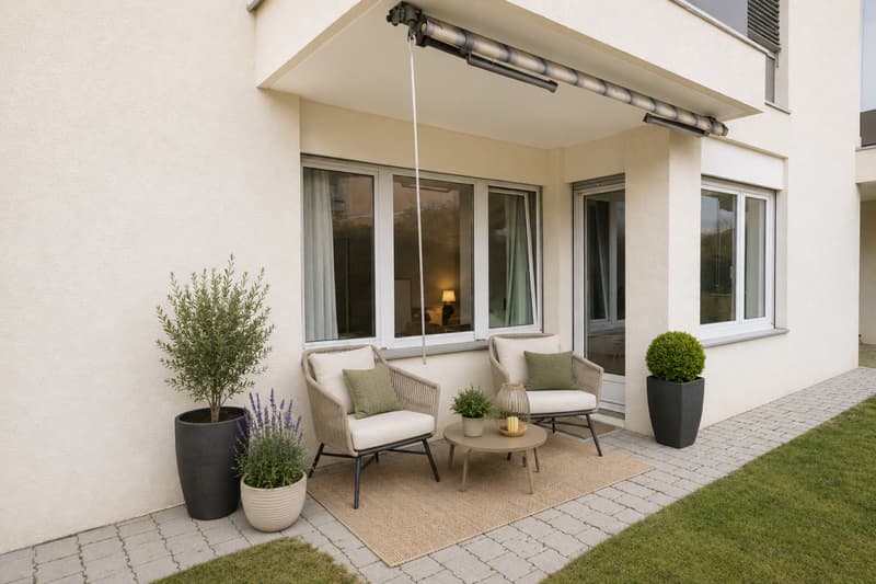 Sierre - Charmant 2.5 pièces avec terrasse ensoleillée - Proche hôpital (2)