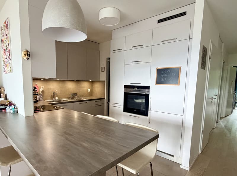 Appartement contemporain avec vue dominante sur Genève, dans un écrin de verdure (1)